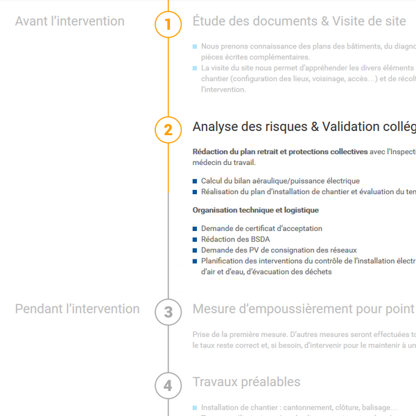 G3D Solution désamiantage - Décontamination amiante